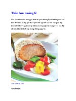 Thăn lợn nướng lê pdf
