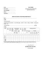 MẪU DANH MỤC TRỤ SỞ LÀM VIỆC, CƠ SỞ HOẠT ĐỘNG SỰ NGHIỆP ĐỀ NGHỊ XỬ LÝ doc