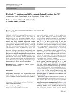 Báo cáo hóa học: 