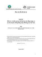 Báo cáo nghiên cứu nông nghiệp 