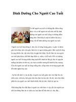 Dinh Dưỡng Cho Người Cao Tuổi potx
