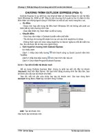 Chương 3: Thiết lập thông số & sử dụng một số DV cơ bản trên Internet doc