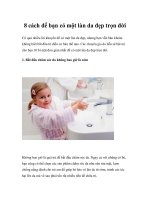 8 cách để bạn có một làn da đẹp trọn đời pot