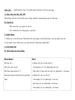 Tiết 110 :LIÊN KẾT CÂU VÀ LIÊN KẾT ĐOẠN VĂN (luyện tập) pot