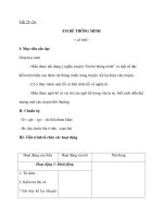 Tiết 25+26: EM BÉ THÔNG MINH ppt