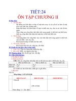 TIẾT:24 ÔN TẬP CHƯƠNG II docx