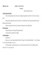 Tiết 71 + 72 :CHIẾC LƯỢC NGÀ (Trích) Nguyễn Quang Sáng docx