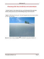 óa chi tiết thừa với Content-Aware pptx