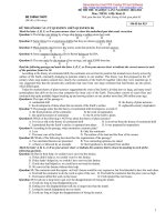 Đề thi thử đại học cao đẳng môn tiếng Anh-Đề 12 pptx