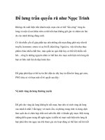 Để lưng trần quyến rũ như Ngọc Trinh pdf