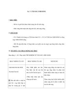 Bài 35. TÁN SẮC ÁNH SÁNG docx