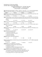 Đề thi thử tốt nghiệp môn vật lý_THPT Nam Kỳ Khởi Nghĩa pot