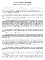 Bí quyết sống lâu sống khỏe docx