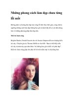 Những phong cách làm đẹp chưa từng lỗi mốt pot