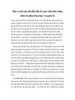 Bảo vệ tài sản chỉ dẫn địa lý cam vinh bền vững nhìn từ phía khoa học và quản lý pot