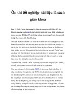 Ôn thi tốt nghiệp tài liệu là sách giáo khoa ppt