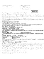 ĐỀ THI TRẮC NGHIỆM MÔN SINH HỌC NĂM 2012_ĐỀ 5 potx