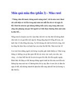 Món quà mùa thu (phần 2) - Mùa rươ docx
