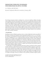 MONOTONE ITERATIVE TECHNIQUE FOR SEMILINEAR ELLIPTIC SYSTEMS A. S. VATSALA AND JIE YANG Received 27 pdf