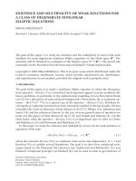 EXISTENCE AND MULTIPLICITY OF WEAK SOLUTIONS FOR A CLASS OF DEGENERATE NONLINEAR ELLIPTIC pot