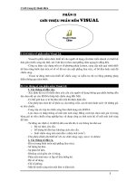 giáo trình cad trong kỹ thuật điện phần ii giới thiệu phần mềm visual