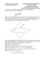 đề thi olympic toán tuổi thơ thcs võ thị sáu
