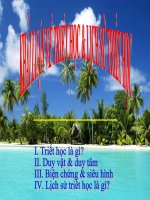 Khái luận về triết học và lịch sử của triết học