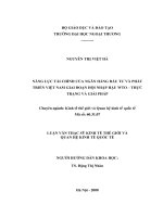 Năng lực tài chính của ngân hàng đầu tư và phát triển Việt Nam giai đoạn hội nhập WTO thực trạng và giải pháp