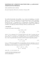 EXISTENCE OF A POSITIVE SOLUTION FOR A p-LAPLACIAN SEMIPOSITONE PROBLEM MAYA CHHETRI AND R. SHIVAJI docx