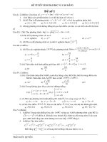 de tuyen sinh trac nghiem va tu luan pptx