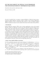 ON THE SOLVABILITY OF INITIAL-VALUE PROBLEMS FOR NONLINEAR IMPLICIT DIFFERENCE EQUATIONS PHAM KY ANH pdf
