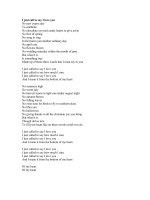 I just call to say I love you pptx