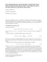 MULTIDIMENSIONAL KOLMOGOROV-PETROVSKY TEST FOR THE BOUNDARY REGULARITY AND IRREGULARITY OF SOLUTIONS docx