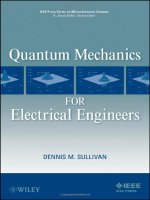 Quantum Mechanics For Electrical Engineers