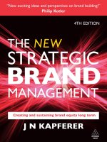 tài liệu tiếng anh brand name products new strategic brand management