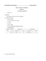 đồ án thiết kế hầm đường sắt, khổ 1500, cao 6,5m, tường thẳng