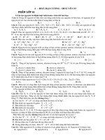 bài tập phân loại theo cấu trúc đề thi ĐH