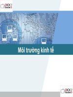 Phân tích môi trường kinh tế trong quan hệ kinh doanh quốc tế