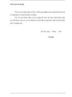 Đánh giá chất lượng một số loại rượu trắng đang lưu hành tại Hà Nội