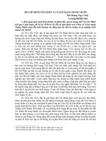 HỒ CHÍ MINH VỚI LÊNIN VÀ CÁCH MẠNG THÁNG MƯỜI