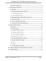 Tiểu luận quản trị tổ chức thông qua sự thay đổi và xung đột