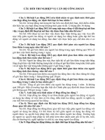 Câu hỏi thi nghiệp vụ cán bộ đoàn