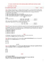 bài tập hay và khó sinh học luyện thi đại học