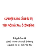 Cập Nhật Điều Trị Viêm Phổi