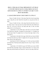 Báo cáo thực tập kế toán tổng hợp tại công ty cổ phần vật liệu và xây dựng thanh hoá