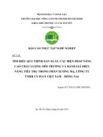 QUÁ TRÌNH XI MẠ VÀ XỬ LÝ NƯỚC THẢI XI MẠ