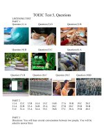 TOEIC test 5 thuoc 5 bộ đề