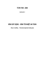 TCVN 7455 2004  tiêu chuẩn về kính xây dựng