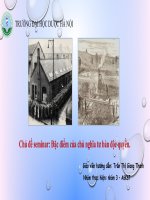 Đặc điểm của chủ nghĩa tư bản độc quyền.