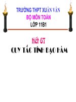 quy tắc tính đạo hàm